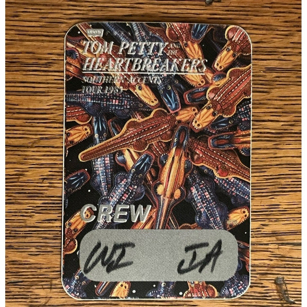 TOM PETTY AND THE HEARTBREAKERS 1985 Southern Accents Tour Backstage Pass VTG